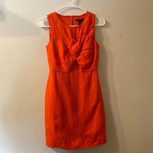 J. Crew red midi dress size 00P